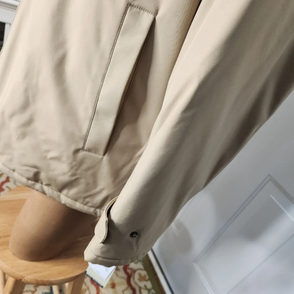NWT Men's DOCKERS Hooded Water‎ Resistant Midweight Softshell Jacket Size XL
